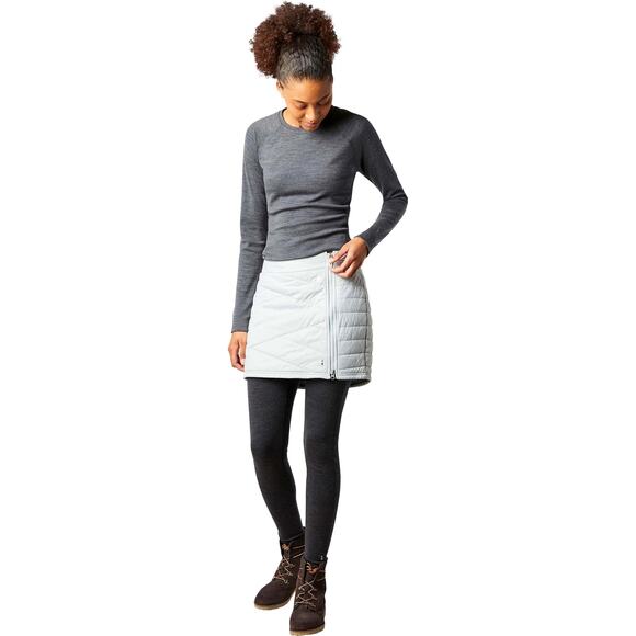 Smartwool Dresses & Skirts - SmartWool Women's Storm Grey Smartloft 120 Quilted Mini Skirt - Size M NWOT